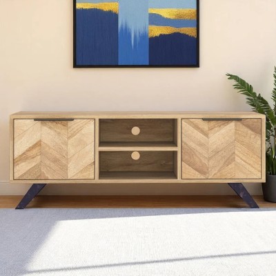 Arga Large TV Unit - Light Mango Oak