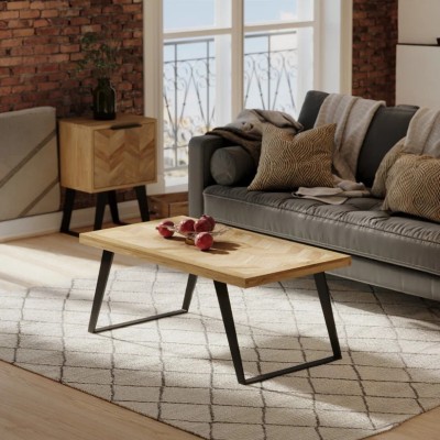 Arga Coffee Table - Light Mango Oak