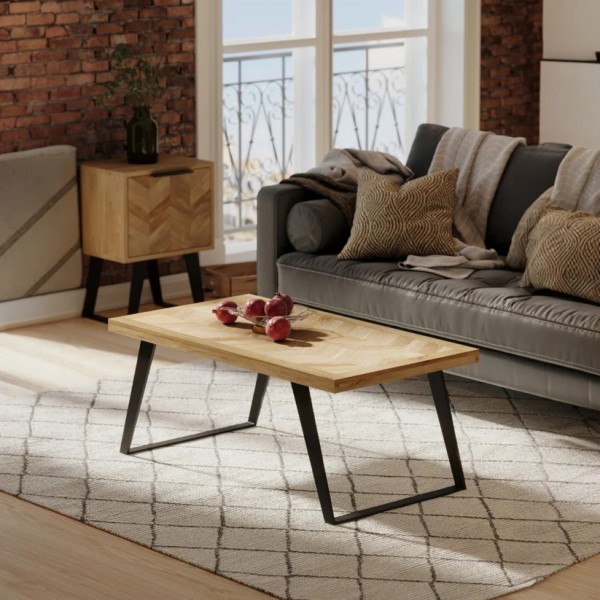 Arga Coffee Table - Light Mango Oak