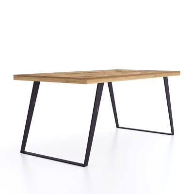 Arga 1.75m Dining Table - Light Mango Oak