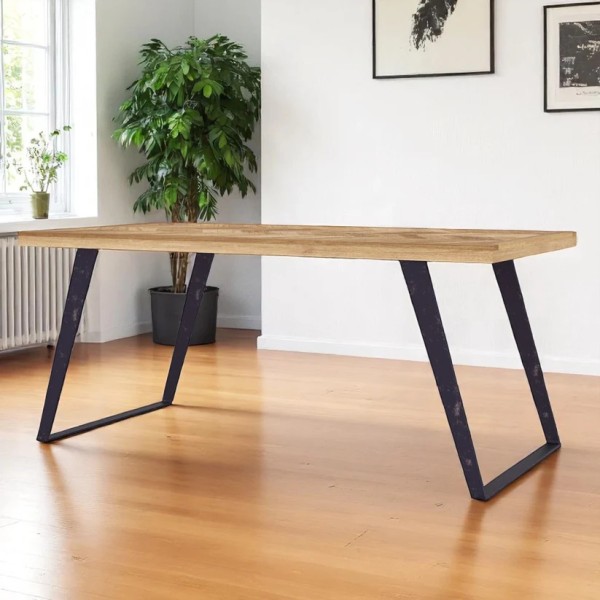 Arga 1.75m Dining Table - Light Mango Oak