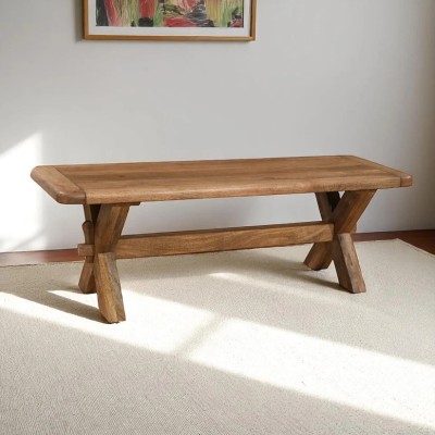 Dorset 1.35m Dining Bench - Smoked Oak