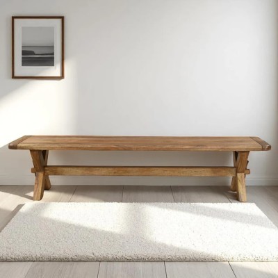 Dorset 2m Dining Bench - Smoked Oak