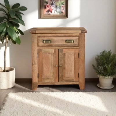 Dorset Hall Cabinet  - Smoked Oak Finish