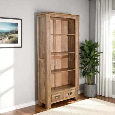 Dorset Large Bookcase - Smoked Oak Finish