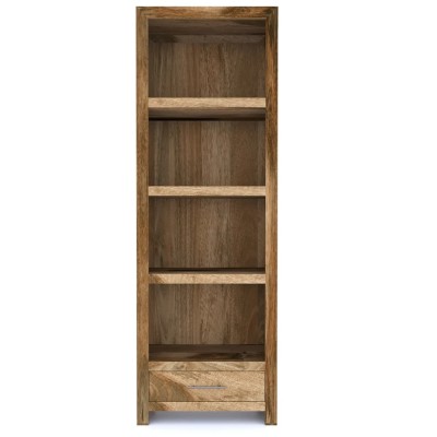 Cube Mango Bookcase - Natural Wood Finish