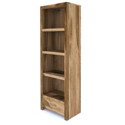 Cube Mango Bookcase - Natural Wood Finish