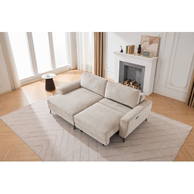 Taylor Sofa Bed Chaise - Beige