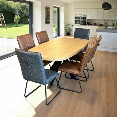 Connor Dining Chair - Cognac