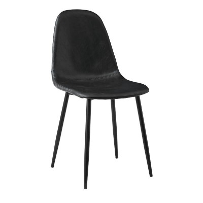 Amira Dining Chair - Black PU