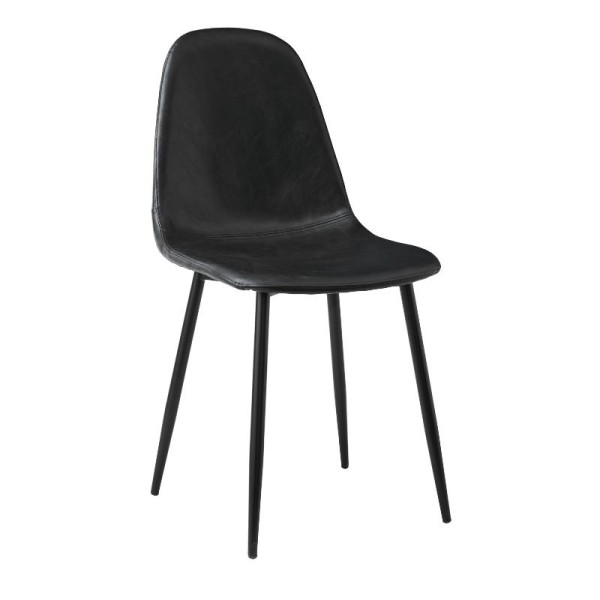 Amira Dining Chair - Black PU