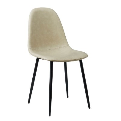 Amira Dining Chair - Taupe PU