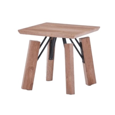 Landmark Lamp Table - Oak/Black