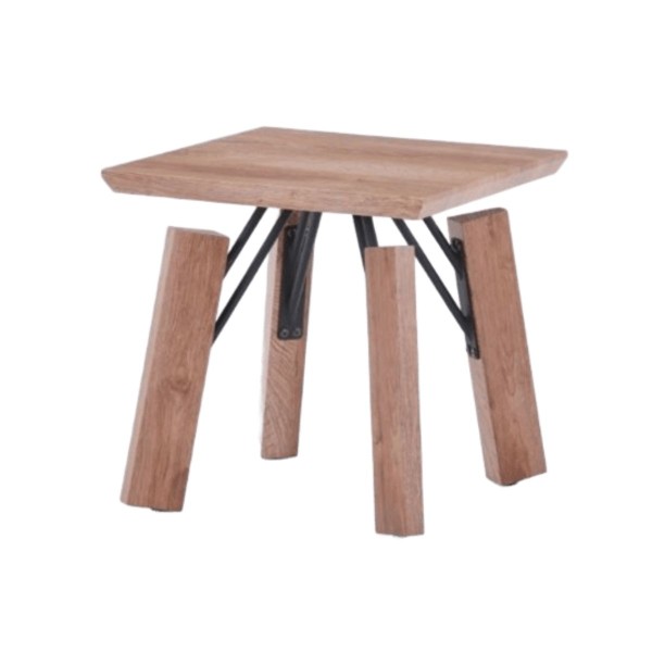 Landmark Lamp Table - Oak/Black