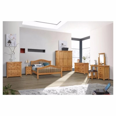Oscar 6 Drawer Wide Chest - Solid Oak