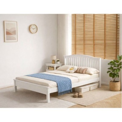Jackson 4ft6 Bedframe - White