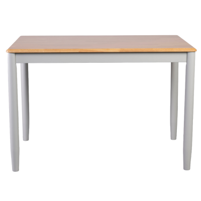 Altona 3.5m Dining Table Set - Solid Hardwood/Stone Grey