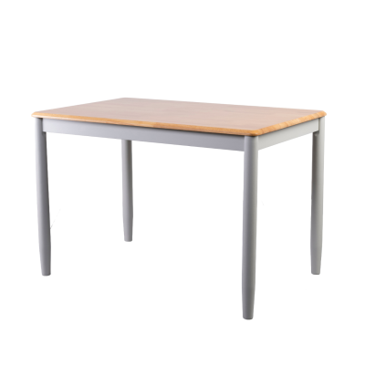 Altona 3.5m Dining Table Set - Solid Hardwood/Stone Grey