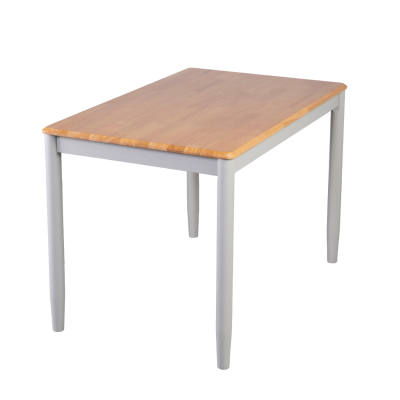 Altona 3.5m Dining Table Set - Solid Hardwood/Stone Grey