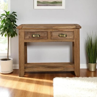 Dorset Console Table  - Smoked Oak Finish