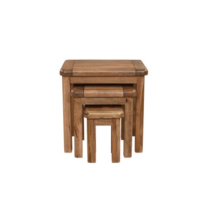 Dorset Nest of Tables - Smoked Oak Finish