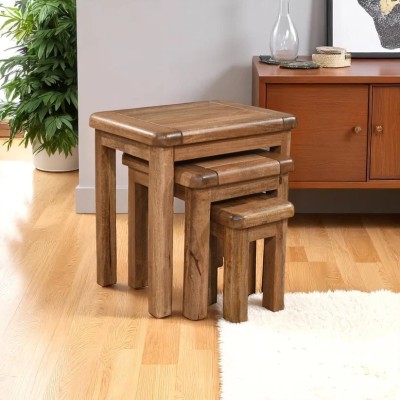 Dorset Nest of Tables - Smoked Oak Finish