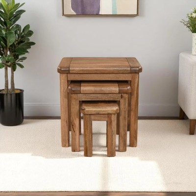 Dorset Nest of Tables - Smoked Oak Finish