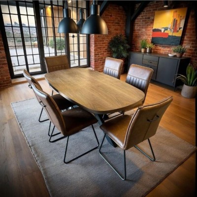 Fresco 1.8m Dining Table - Walnut