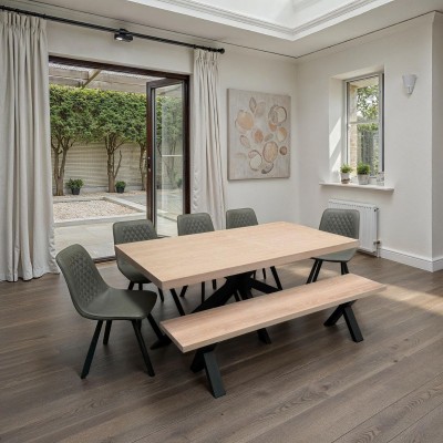 Heathfield 1.8m Dining Table - Oak