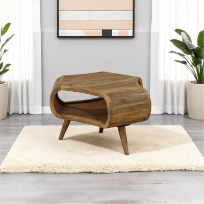 Surya Small Tri Coffee Table - Mango Wood Finish