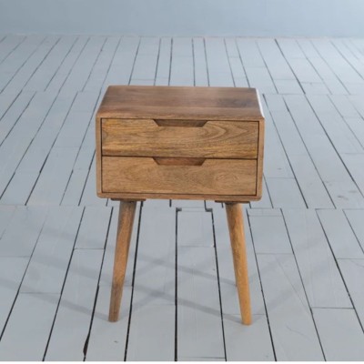 Surya Side Table - Mango Wood Finish