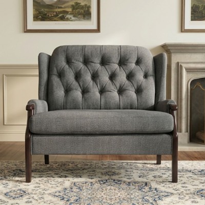 Apaloosa 2 Seater Fixed Sofa - Dark Grey