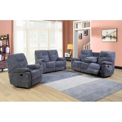 Belmont Recliner Sofa Range - Dark Grey