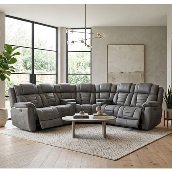 Dario Corner Sofa  - Grey