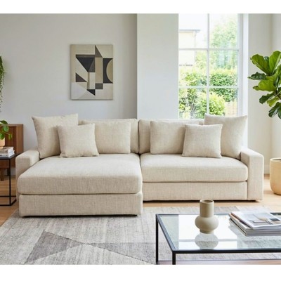Daytona Interchangeable Chaise Sofa - Beige