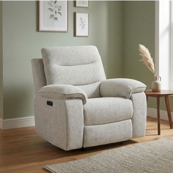 Windsor Electric Recliner Armchair - Cream