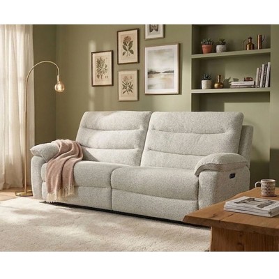 Windsor 3 Seater Electric Recliner Sofa - Cream