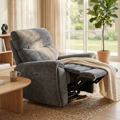 Taylor Electric Recliner Armchair - Grey