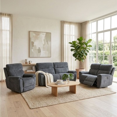 Taylor Electric Recliner Armchair - Grey