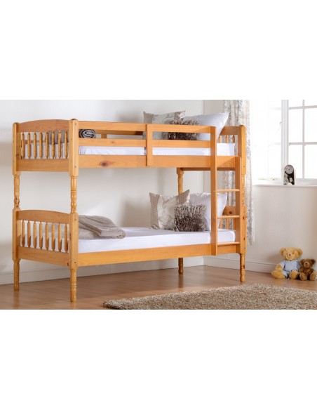 Albany 3FT Bunk Bedframe - Antique Pine