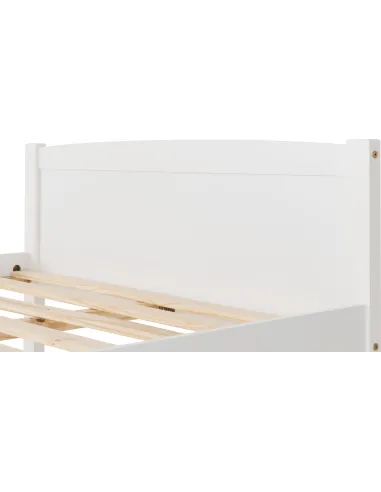 Amber 4FT6 Bedframe - White