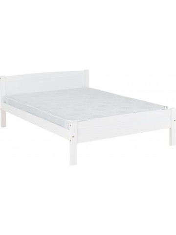 Amber 4FT6 Bedframe - White