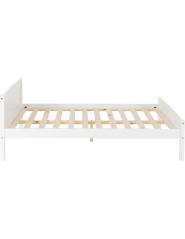Amber 4FT6 Bedframe - White