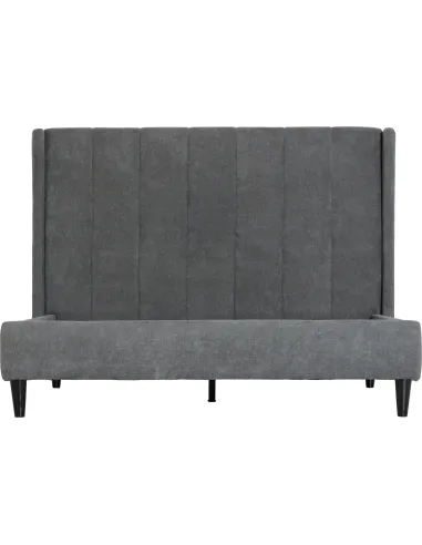 Amelia 4FT6 Bed - Dark Grey Fabric