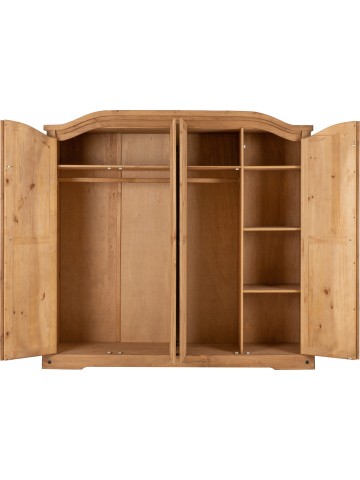 Corona 4 Door Wardrobe -...