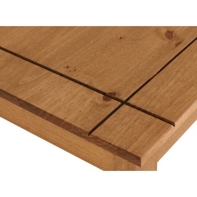 Corona Budget Dining Set - Distressed Waxed Pine