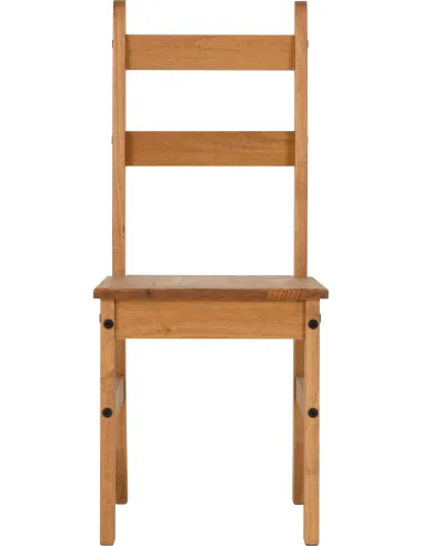 Corona Budget Dining Set - Distressed Waxed Pine