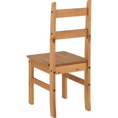 Corona Budget Dining Set - Distressed Waxed Pine