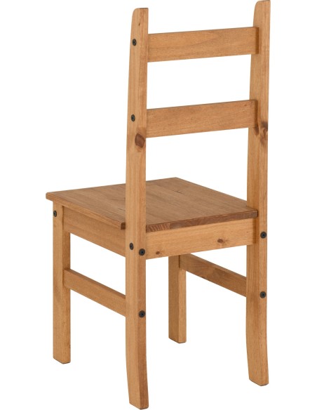 Corona Budget Dining Set - Distressed Waxed Pine