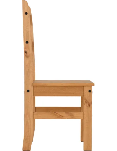 Corona Budget Dining Set - Distressed Waxed Pine